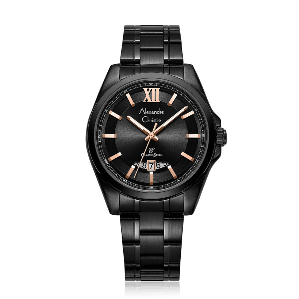 Alexandre Christie Classic Black Men's Watch 8659MDBIPBARG