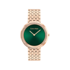 Calvin Klein Twisted Bezel Women's Quartz Green Dial Analog Watch 25100068
