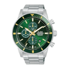 ALBA Stainless Steel Forest Green Dial Men's Watch AM3953X1