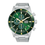 ALBA Stainless Steel Forest Green Dial Men's Watch AM3953X1