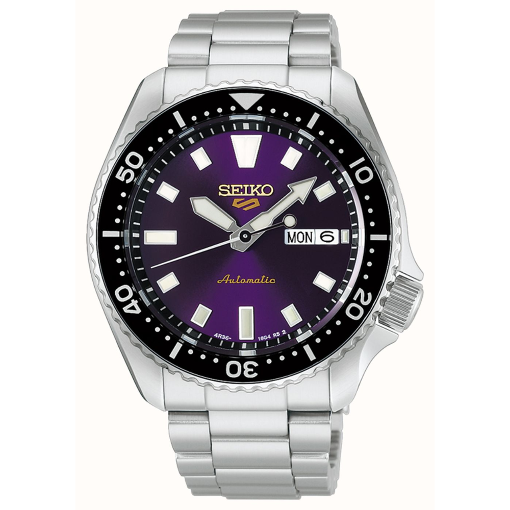 Seiko 5 Sports Edo Purple Dial Men's Watch HDB003K1