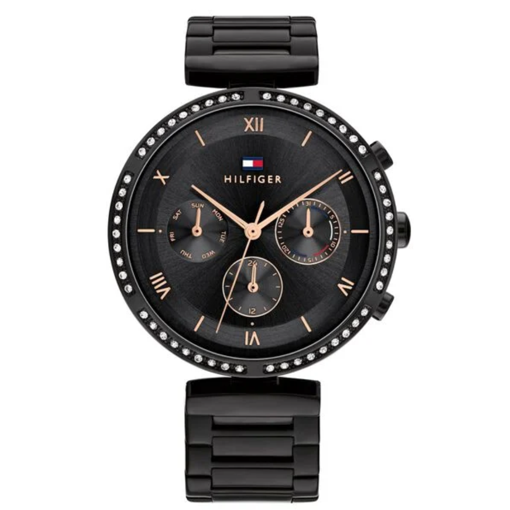 Tommy Hilfiger Black Dial Women's Multifunction Watch NETH1782390