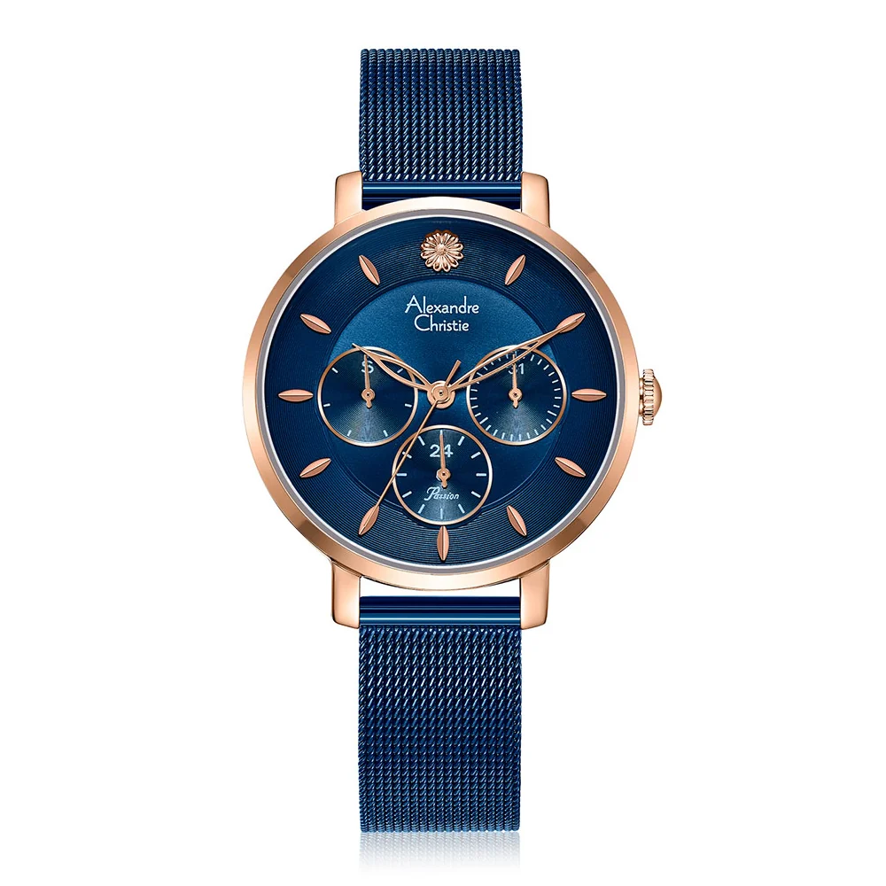 Alexandre Christie Blue Women's Watch 2959BFBURBU