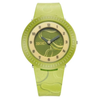 Zoop Green Dial & Green Strap Analog Watch For Girls Kids 26007PP08W