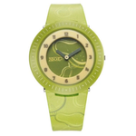 Zoop Green Dial & Green Strap Analog Watch For Girls Kids 26007PP08W