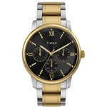 Timex Black Dial Men's Analog Metal Strap Watch TWEG25519