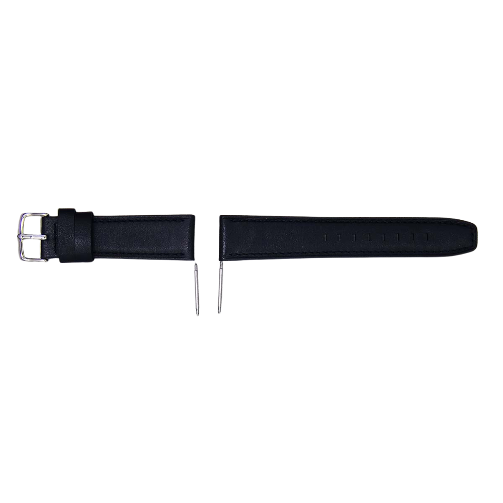 Casio Black Leather Strap Men's Watch EFR-553L-1BV | 10516608
