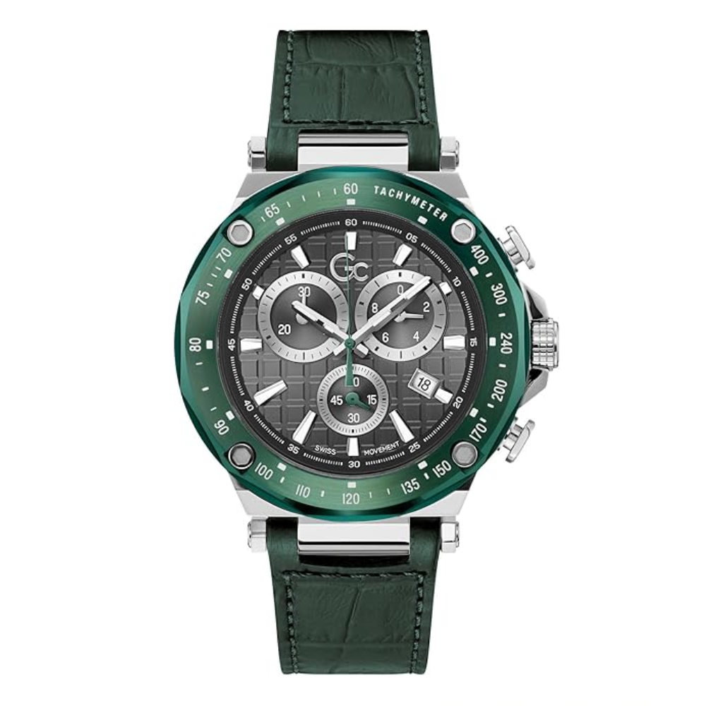 G.C. Round 45mm Grey Dial Analog Grey Men Watch Y81011G5MF