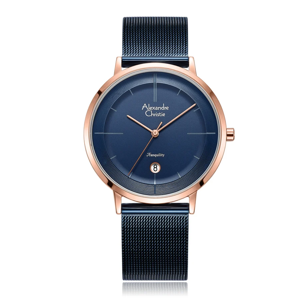 Alexandre Christie Classic Blue Men's Quartz Watch 8627MDBURBU