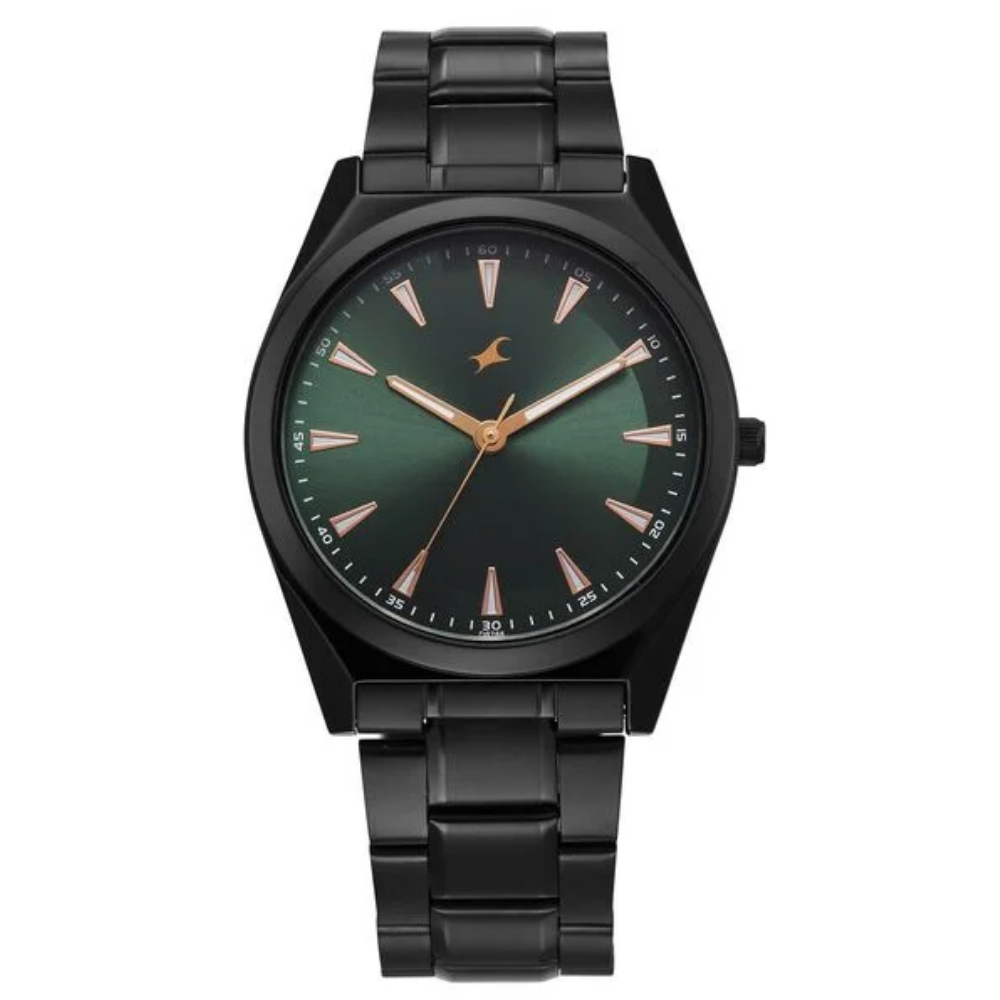 Fastrack Stunners X Quartz Analog Black Dial Watch For Guys 38162NM01