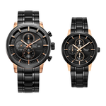 Alexandre Christie Black Couple Watch 6323MCBFBRBA