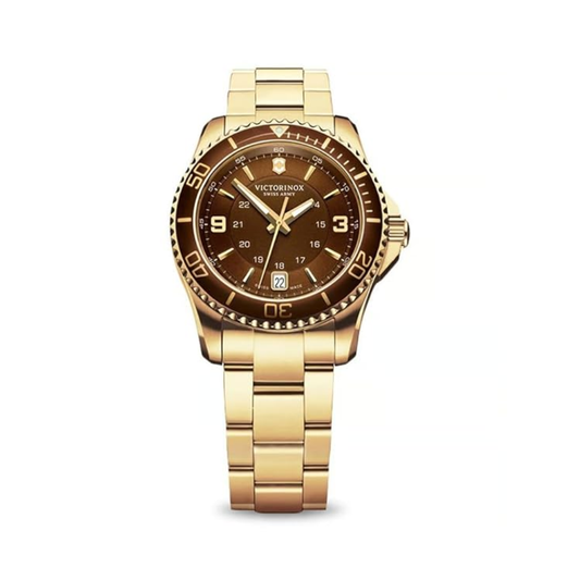 Victorinox Maverick Brown Gold Women's Watch 241614