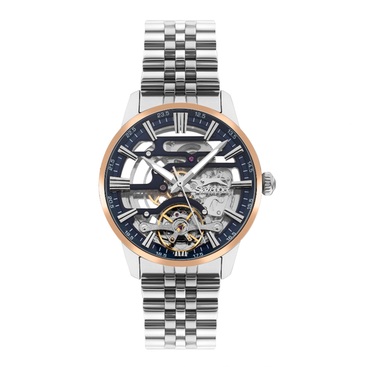 Slazenger Automatic Navy Dial Men's Metal Strap Watch SL.09.2269.1.02
