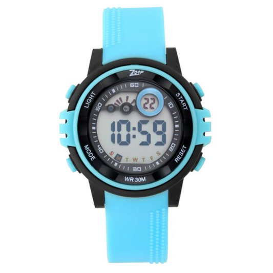 Zoop Digital Watch Digital Dial Blue Strap Boys Kids NT26017PP03