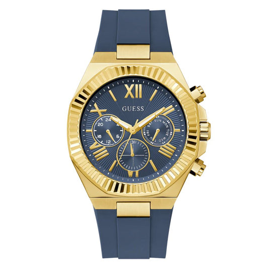 GUESS Equity Blue Gold Men's Watch GW1011G2