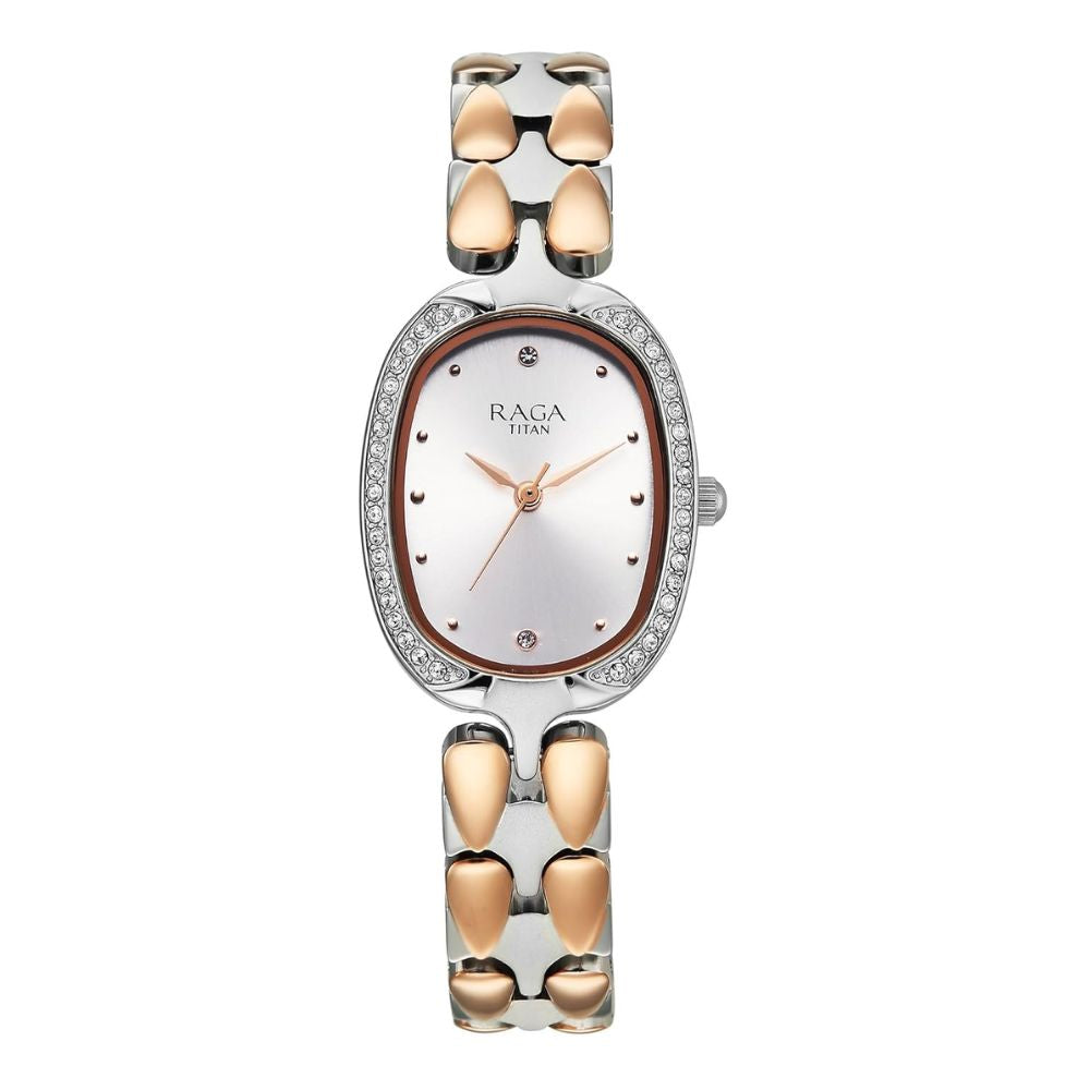 Titan Raga Showstopper 4.0 Rose Gold Women's Watch 95347KM01