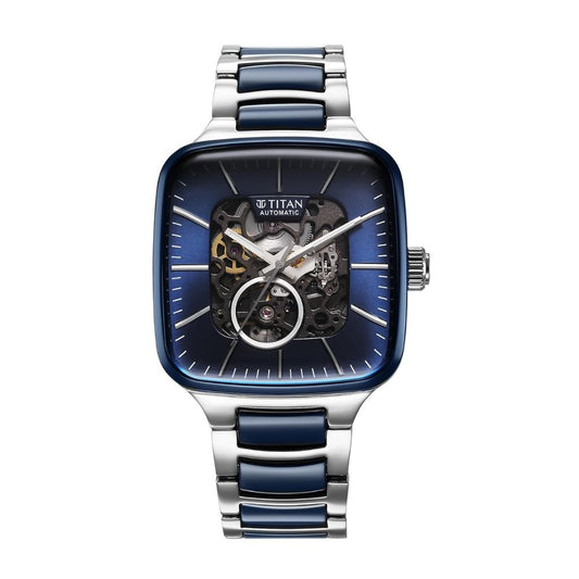 Titan Ceramic Fusion Rich Blue Men's Watch 90175KD02