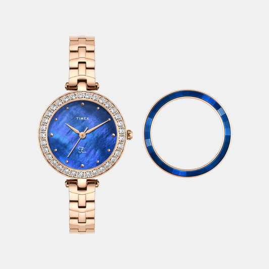 Timex Fria Mother Of Pearl Women's Watch TWEL29200