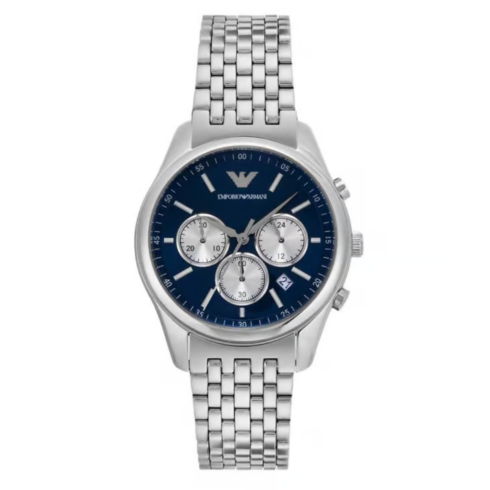 Emporio Armani Antonio Men's Blue Dial Chronograph Watch AR11582
