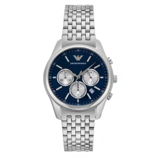 Emporio Armani Antonio Men's Blue Dial Chronograph Watch AR11582