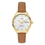 Timex Trendline Round 34mm Silver Dial Women Analog Watch TWEL26803