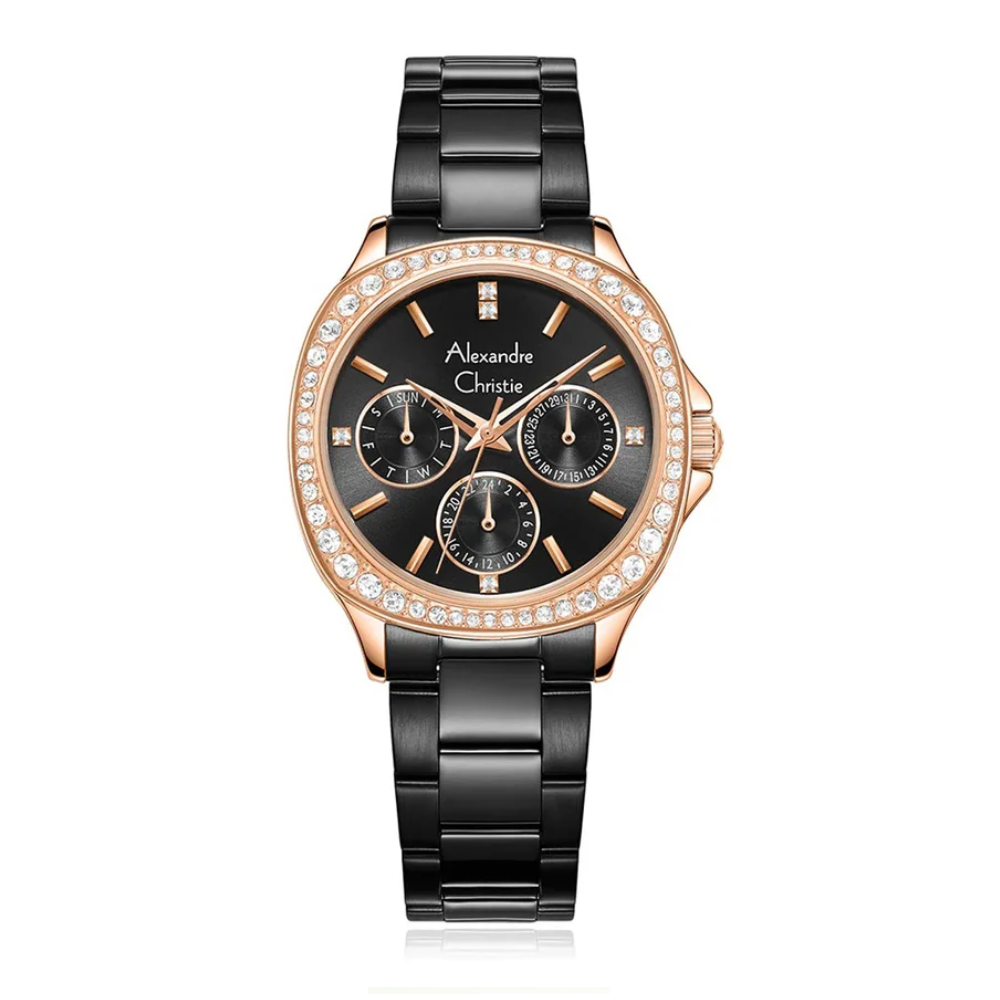 Alexandre Christie Black Women's Watch 2B85BFBBRDG