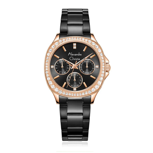 Alexandre Christie Black Women's Watch 2B85BFBBRDG