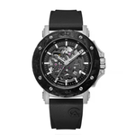 Alexandre Christie Titanium Auto Skeleton Black Men's Watch 9205MTRTTBA