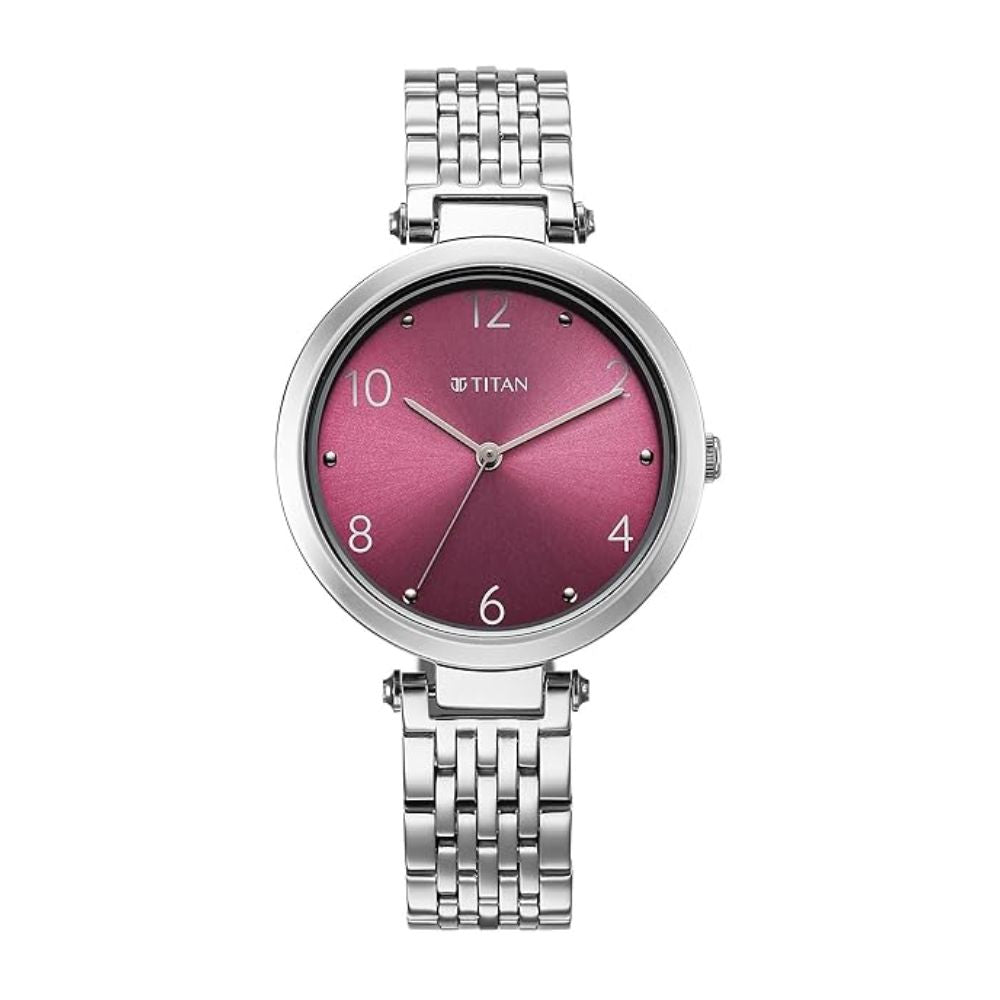 Titan Workwear Purple Dial Women's Watch 2783SM01