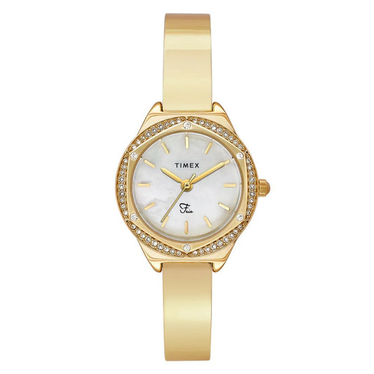 TIMEX Fria White Dial Women Watch TWEL24202