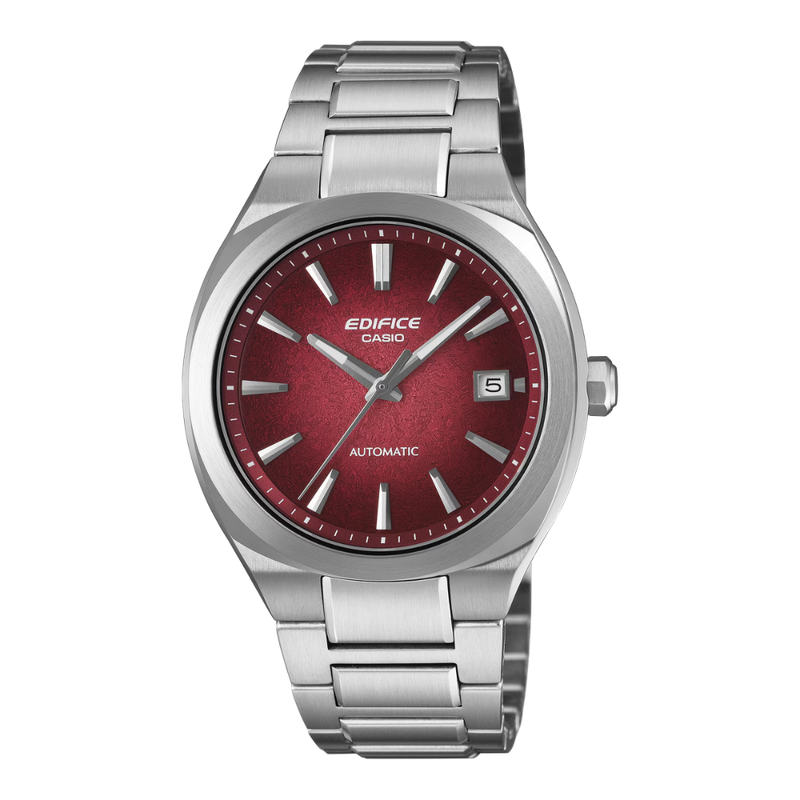 Casio Edifice Red Dial Men's Automatic Watch ED706