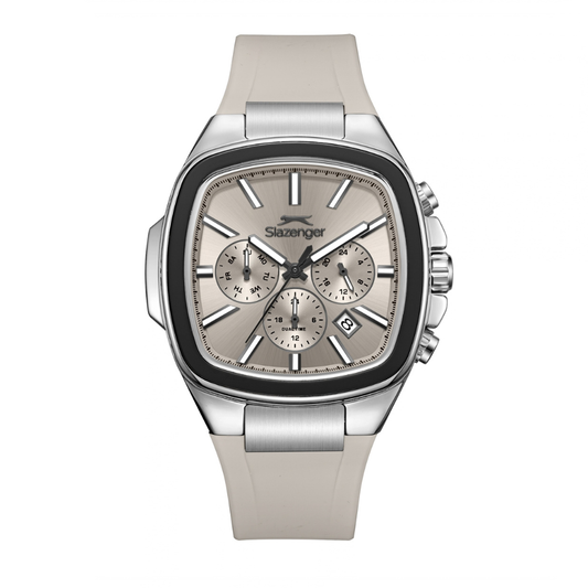 Slazenger Multifunction Grey Dial Men's Silicone Strap Watch SL.09.2643.2.366