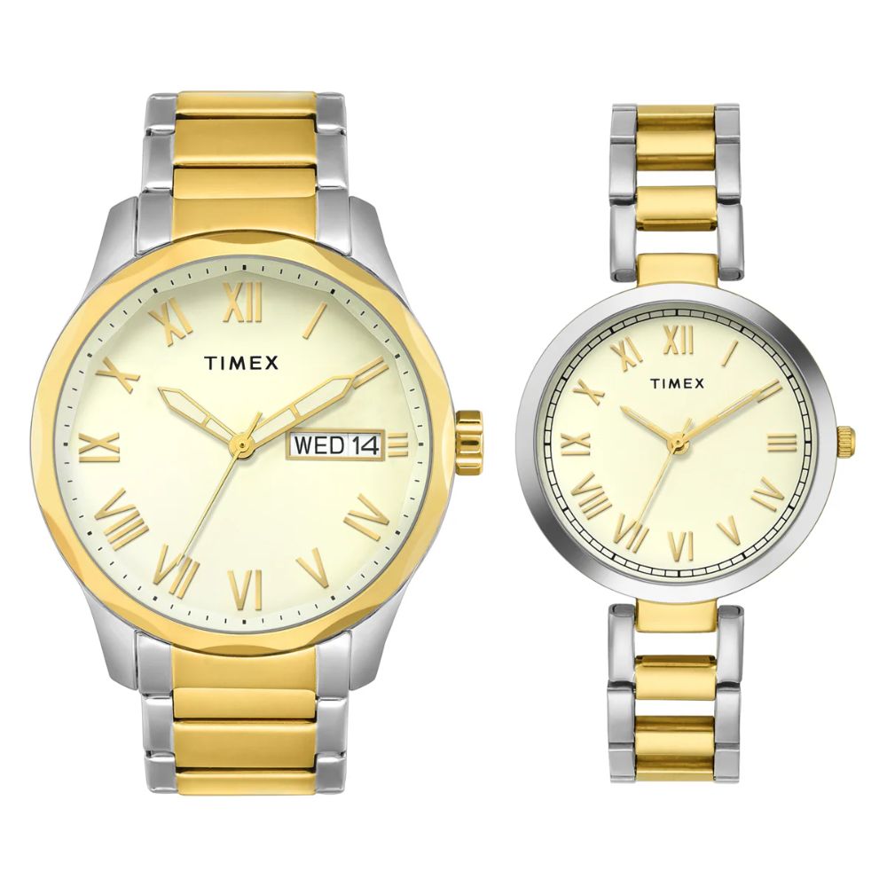 Timex Pair Collection Tan Pair Watch TW00PR341
