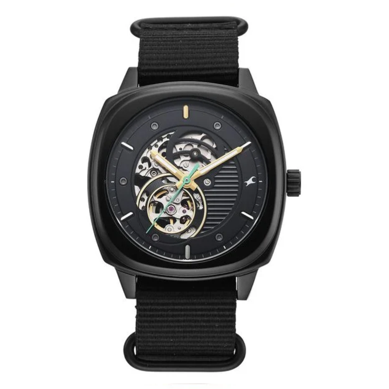 Fastrack Automatics Black Dial Men's Watch 3333NP01