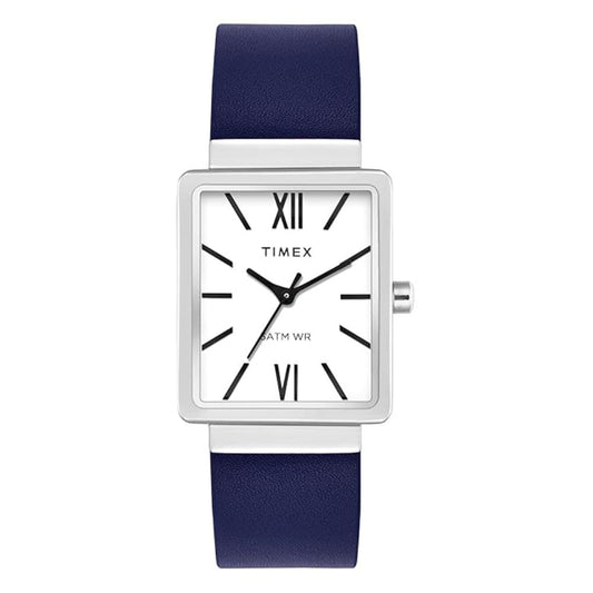 Timex Classics Silver Case White Dial Women Watch TWEL20706
