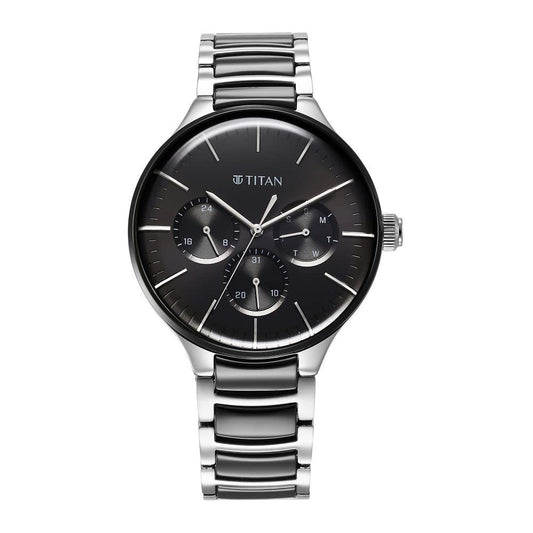 Titan Ceramic Fusion Black Men's Watch 90148KD01