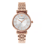 Emporio Armani Gianni T-Bar Silver Dial Women's Watch AR11446