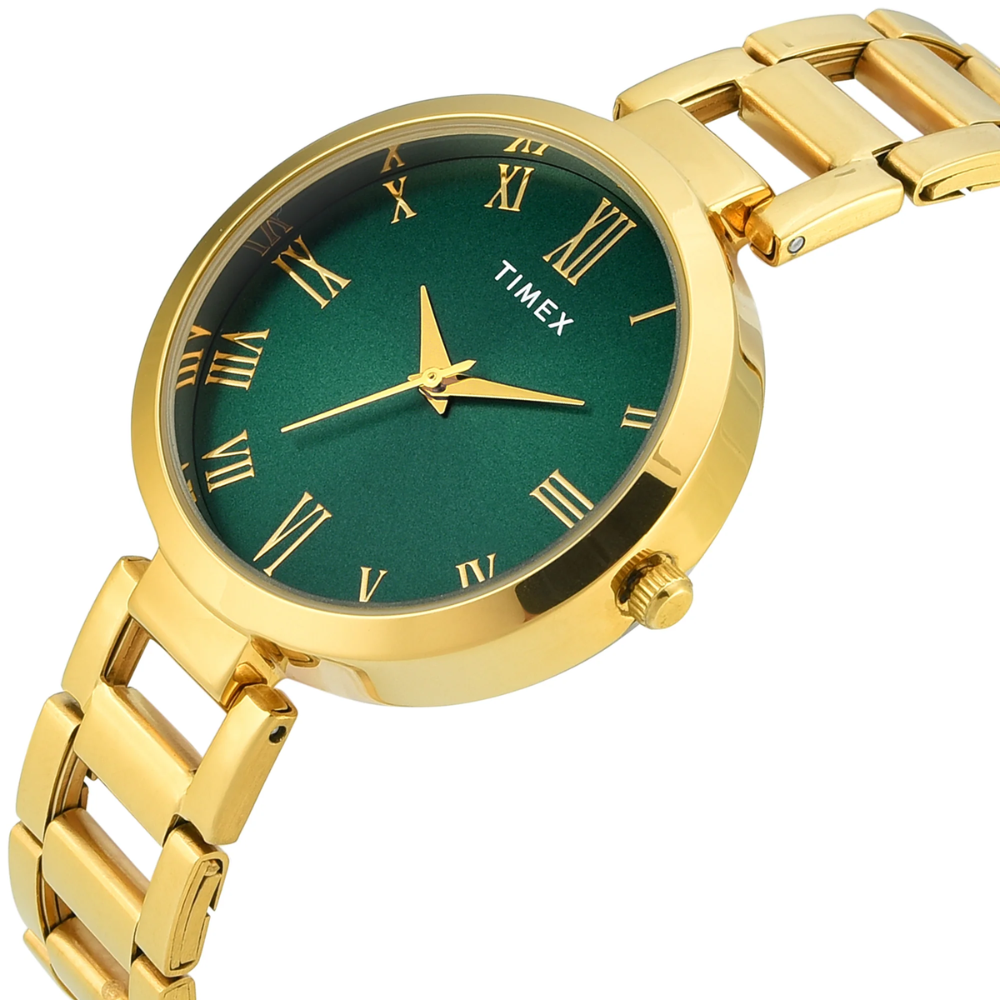Timex Trendline Green Dial Women’s Watch TW000X273
