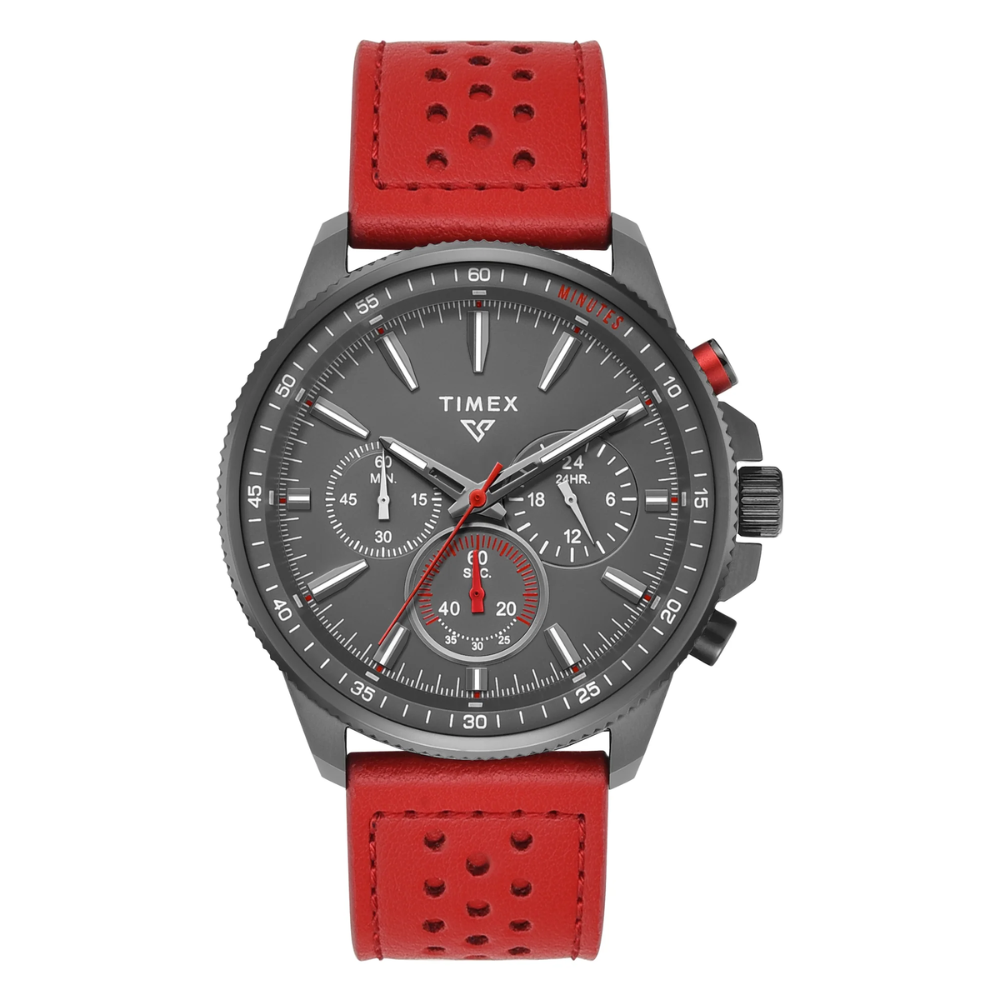 Timex Vector Grey Round Analogue Men's Watch - TWEG35001