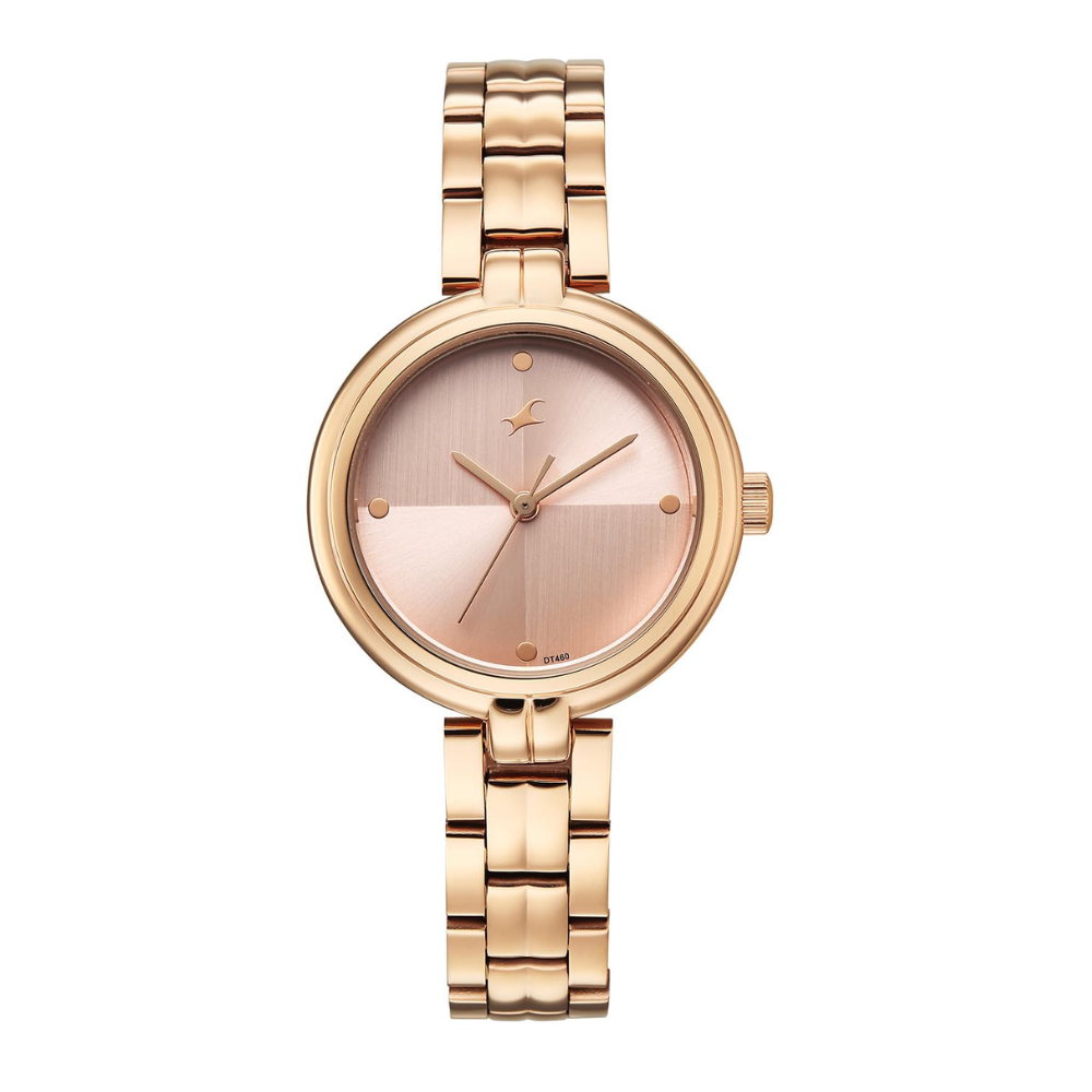 Fastrack Stunners XI Pink Dial Analogue Women's Watch 68063WM03