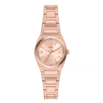 Fossil Everett Rose Gold Dial Women's Quartz Analog Stainless Steel Watch ES5491