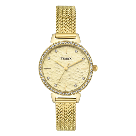Timex Trendline Champagne Dial Women’s Watch TWEL22303