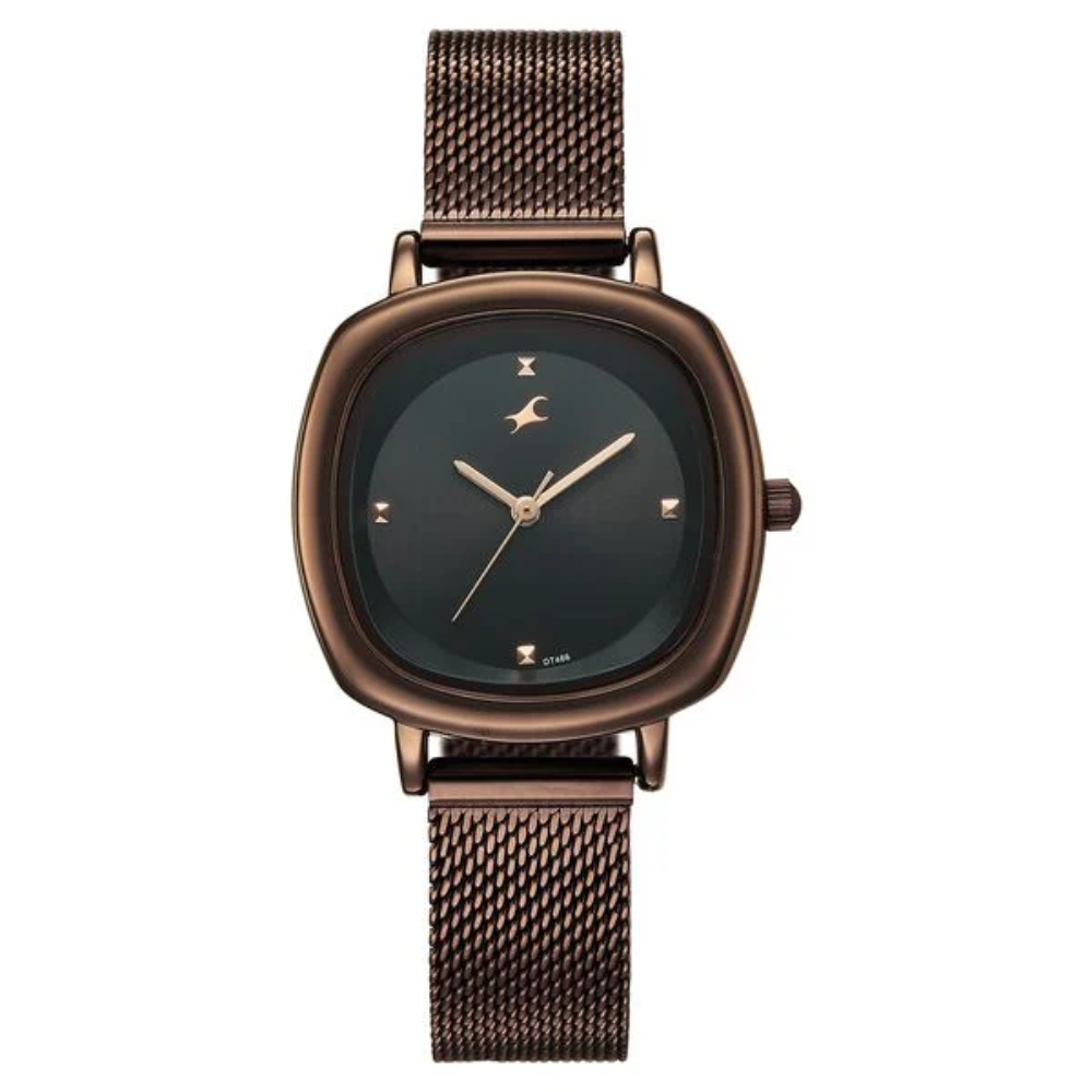 Fastrack Stunners Black Dial Women's Analog Watch 68065QM02