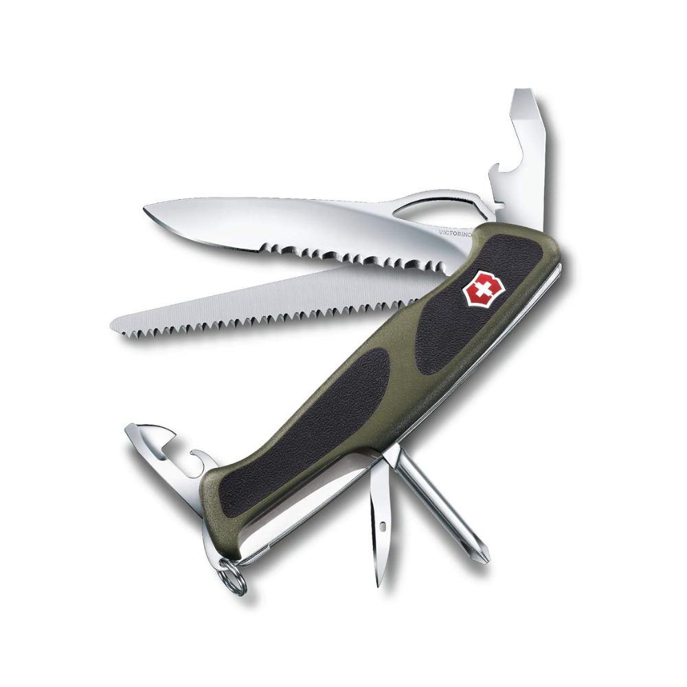 Victorinox Ranger Grip 178 Green/Black Knife 0.9663.MWC4