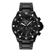 Emporio Armani World Explorer Men's Black Dial Chronograph Ceramic Watch AR70010