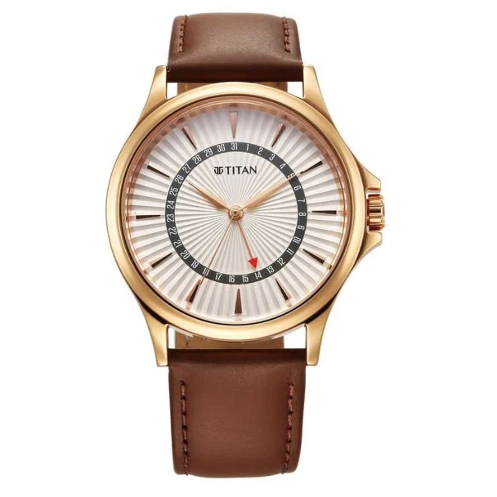 Titan Karishma White Men's Watch 10038WL01