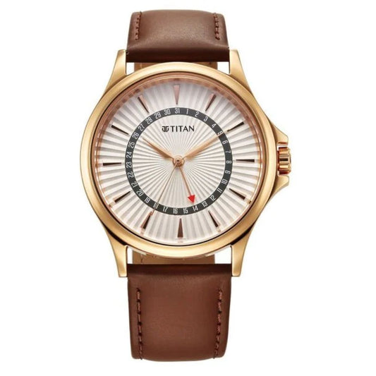 Titan Karishma White Men's Watch 10038WL01