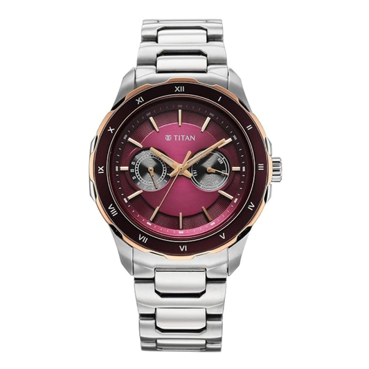 Titan Regalia Opulent VI Bimetal Men's Watch 1688KM12