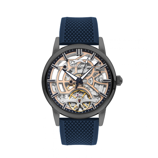 Slazenger Automatic Rose Gold Dial Men's Silicone Strap Watch SL.09.2267.1.02