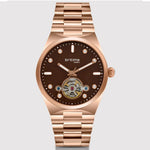 Britime Automatic Rose Gold Brown Women's Watch 2567-M30603